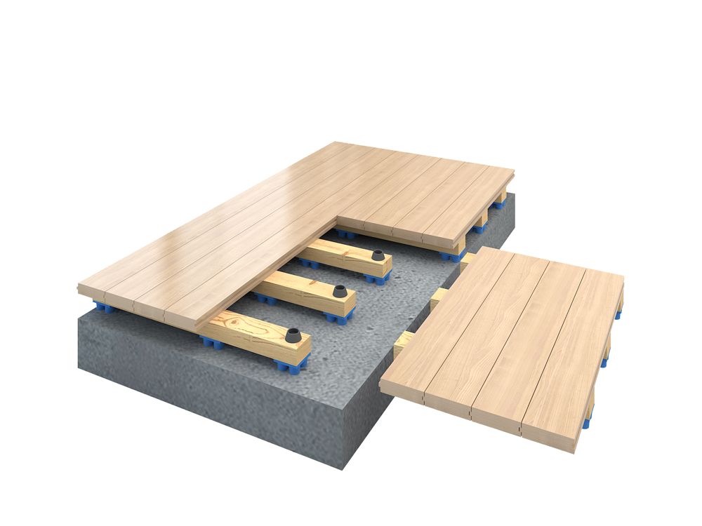 Fuheng Lock Series - Quick Disassembly and Assembly Sports Wood Flooring