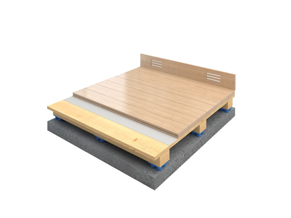 Fuheng Fixed Series - Single-joist Sports Wood Flooring System