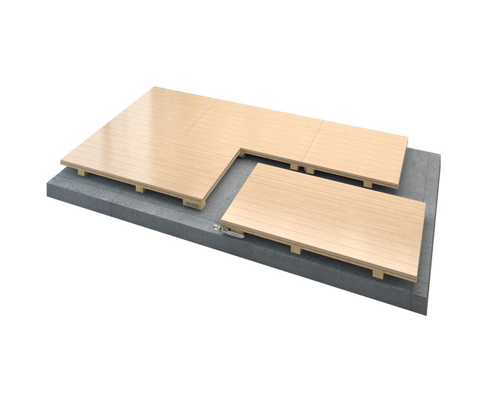 Fuheng Lock Series - High-end Disassembly and Assembly Sports Wood Flooring